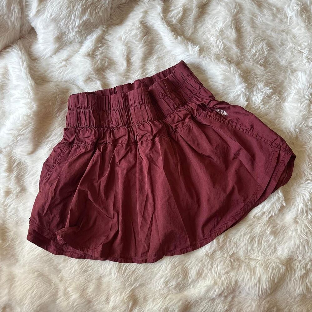 Free-people Women's Burgundy Skirt
